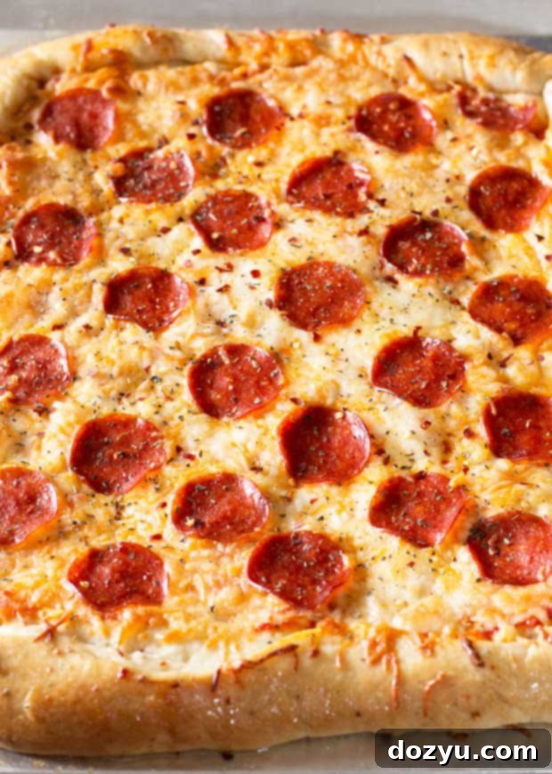 Close-up of Garlic Agave Pizza Crust slice