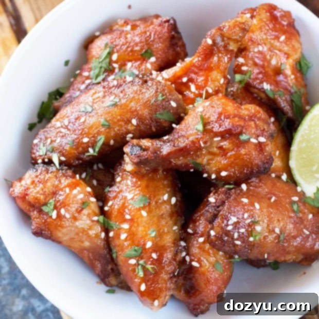 Sweet Heat Sriracha Wings 7 Grilled Honey Sriracha Wings | cakenknife.com