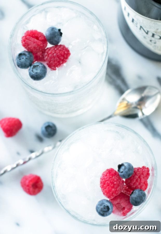 Berrylicious Gin & Tonic | cakenknife.com