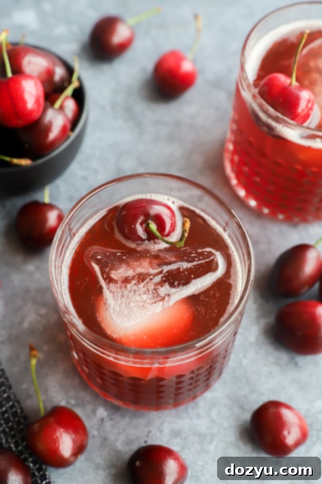 Velvet Cherry Amaretto Sour 8 Picture of cherry cocktail