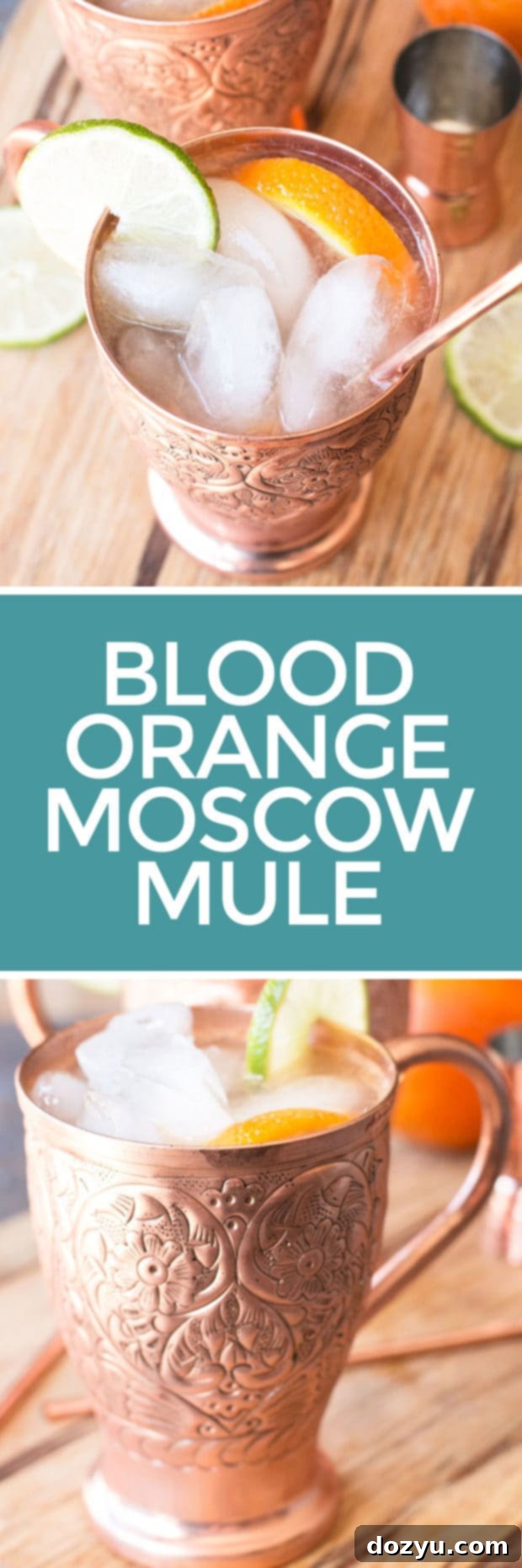 Blood Orange Moscow Mule | cakenknife.com