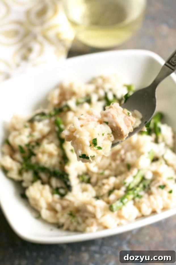 Salmon Lemon Risotto with Asparagus | cakenknife.com