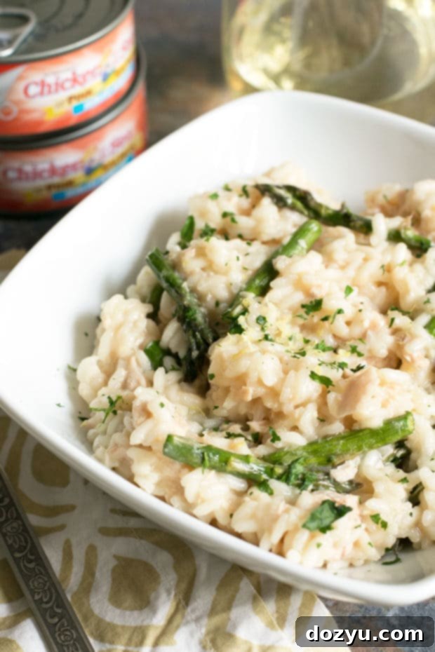 Salmon Lemon Risotto with Asparagus | cakenknife.com