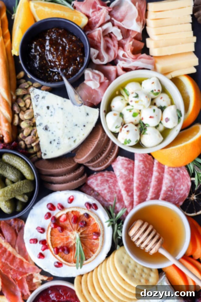 Festive Christmas Cheese Platter 4 Christmas cheese board platter