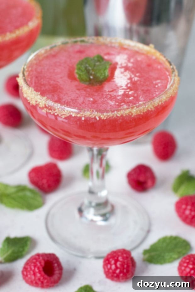 Raspberry Mint Sparklers | cakenknife.com