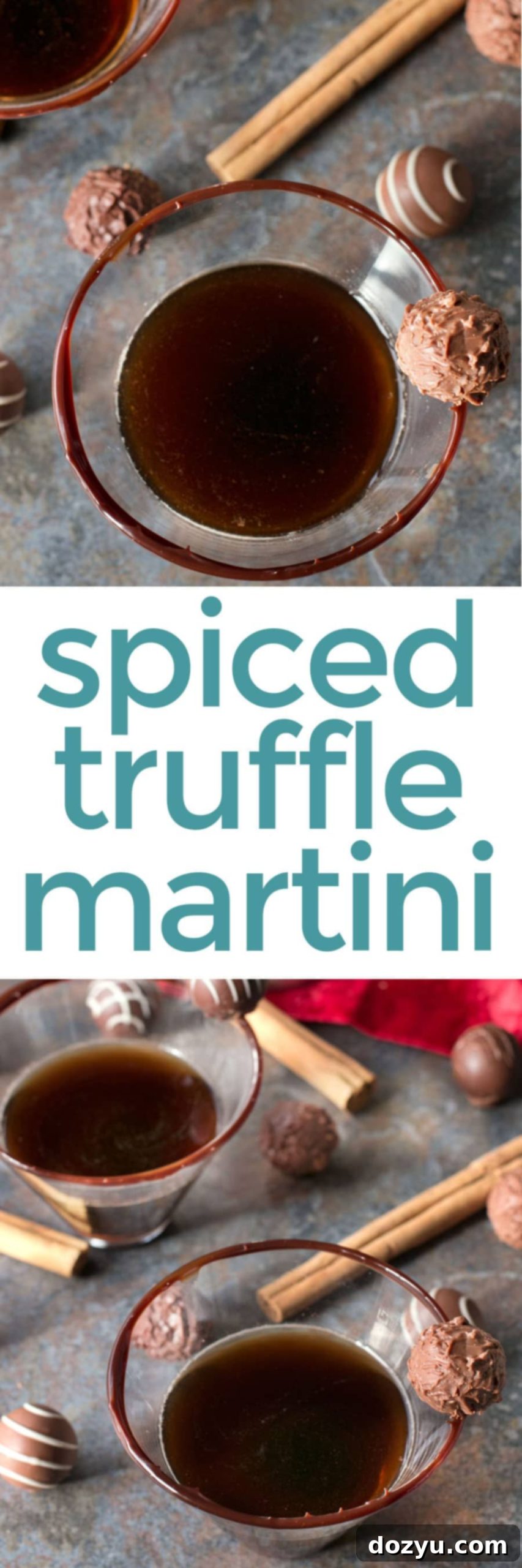 Truffle Ember Martini 7 Spiced Truffle Martini | cakenknife.com