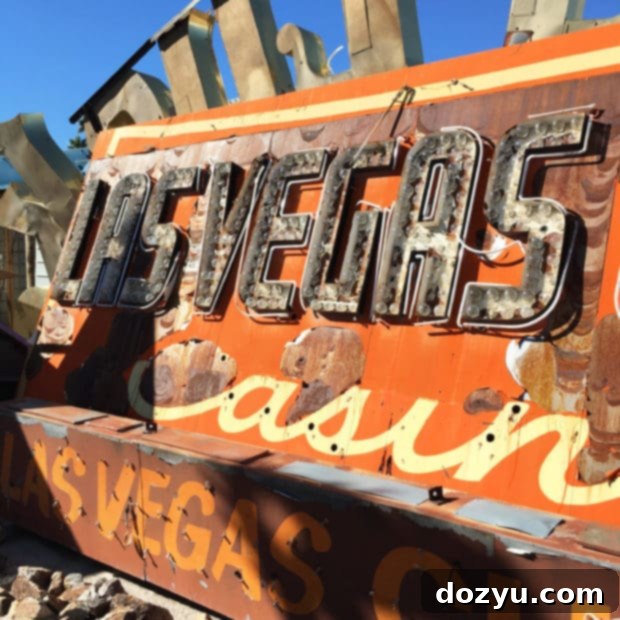 Exploring the unique streets and neon signs of Fremont East, Las Vegas
