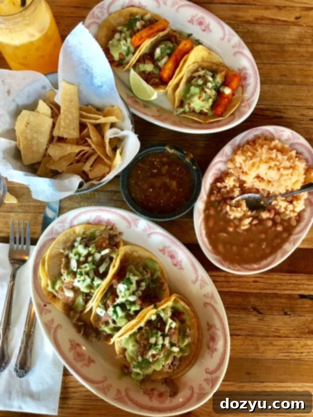 Enjoying a meal at Park on Fremont, a unique restaurant in Las Vegas