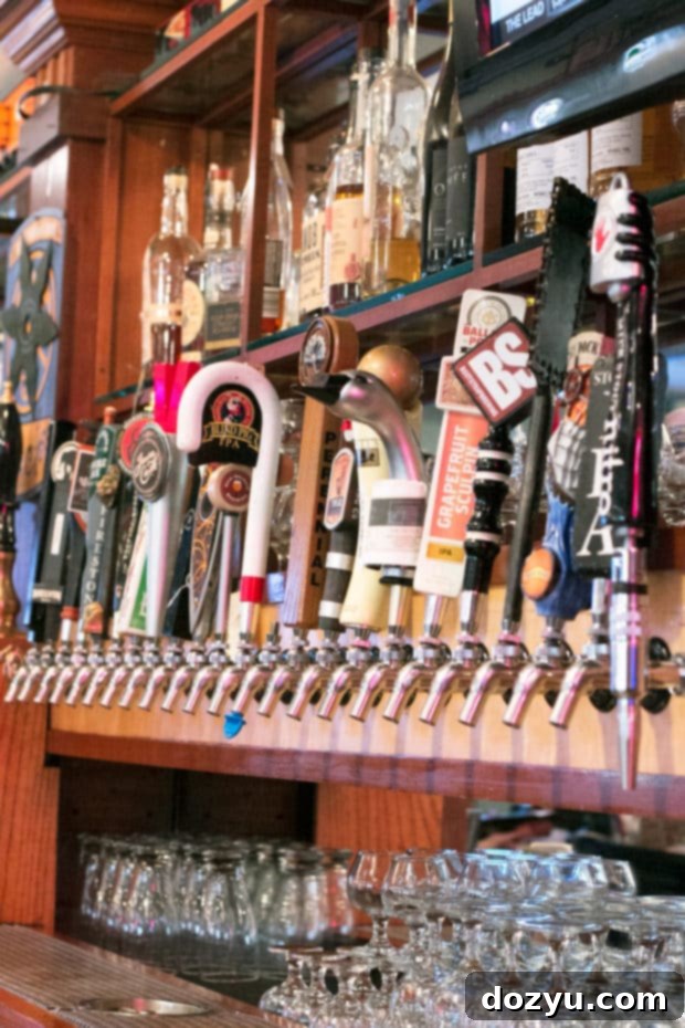 Backcountry Pizza and Tap House bar interior, a local Boulder favorite