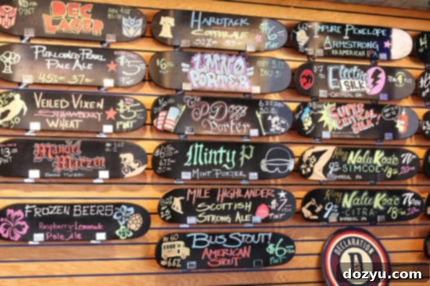 Interior of Ratio Beerworks, offering a wide range of craft beers in Denver