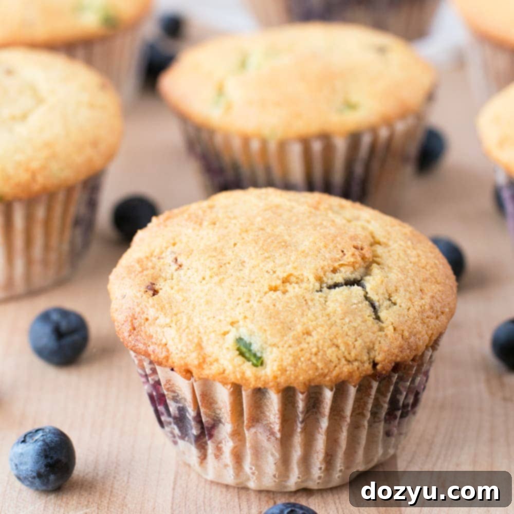 Sweet & Spicy Blueberry Bacon Cornbread Muffins 9 Blueberry Jalapeno Bacon Cornbread Muffins | cakenknife.com #breakfast #brunch