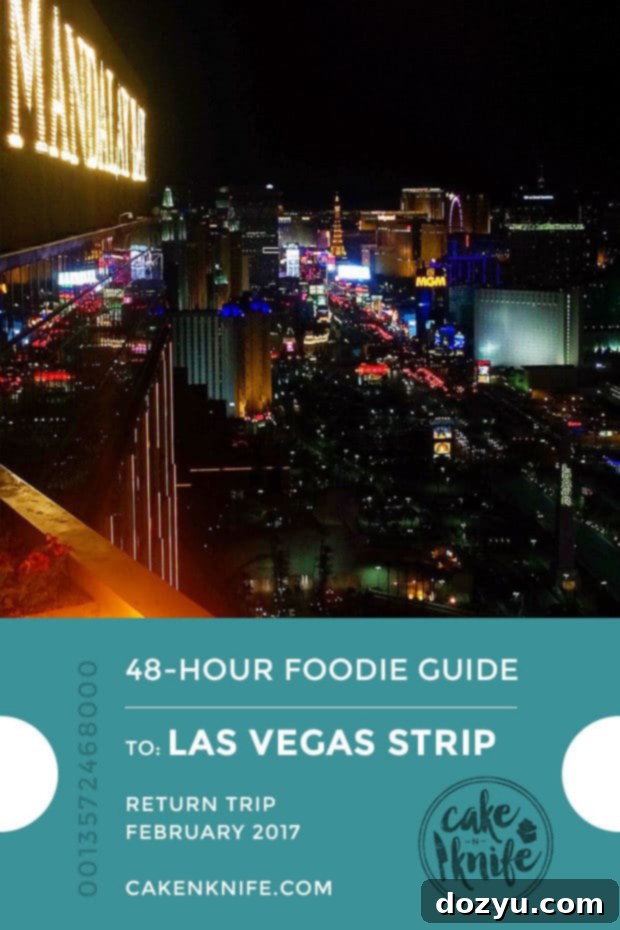 Pin this Las Vegas Foodie Guide | Ultimate Vegas Itinerary #travel #vegas #lasvegas