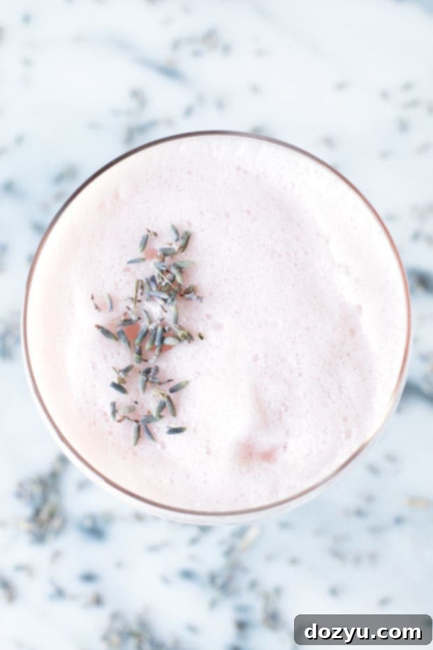 Lavender Rosé Royale 2 Lavender Rosé Royale Cocktail | cakenknife.com #cocktail #happyhour #roseallday