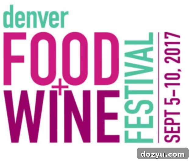 Denver Food Wine Festival 2017 Giveaway Alert 5 Denver Food + Wine Festival 2017 Logo