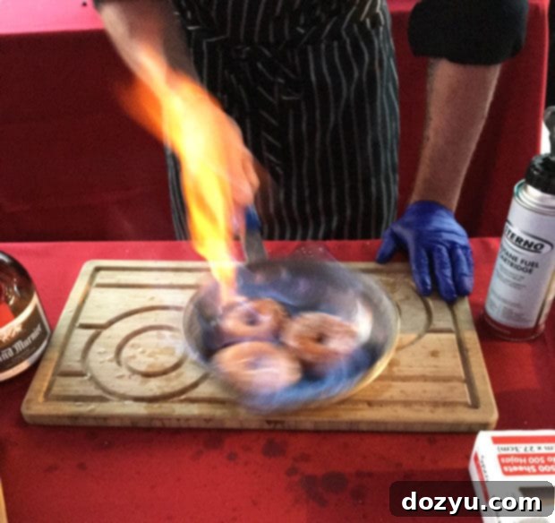 Denver Food Wine Festival 2017 Giveaway Alert 8 Habit Doughnut Dispensary's flaming whiskey glazed doughnut