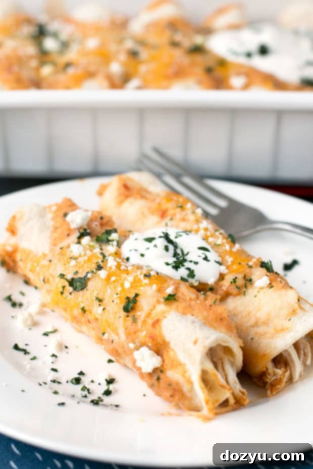 Fusion Curry Chicken Enchiladas 2 Delicious Curry Chicken Enchiladas with creamy sauce, perfect for weeknight dinner or Mexican food lovers. #weeknightdinner #dinner #enchiladas #mexican #currychicken