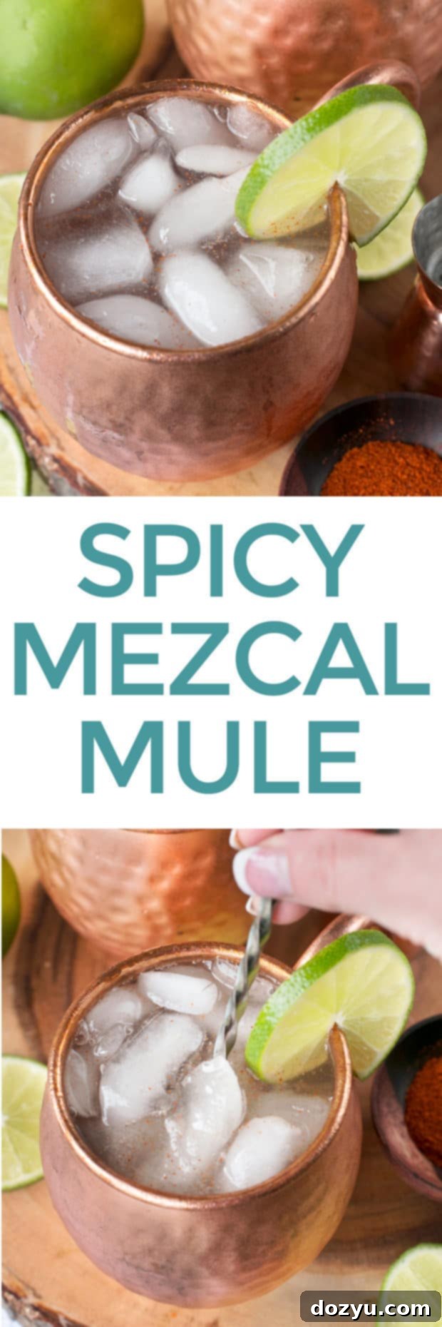 Spicy Mezcal Mule | cakenknife.com #cocktail #fall #moscowmule