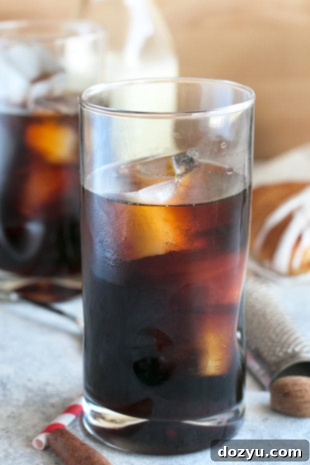 Holiday Eggnog Coffee Delight 4 Eggnog Cold Brew Coffee Cocktail | cakenknife.com #cocktail #coffeecocktail #coldbrew #ad