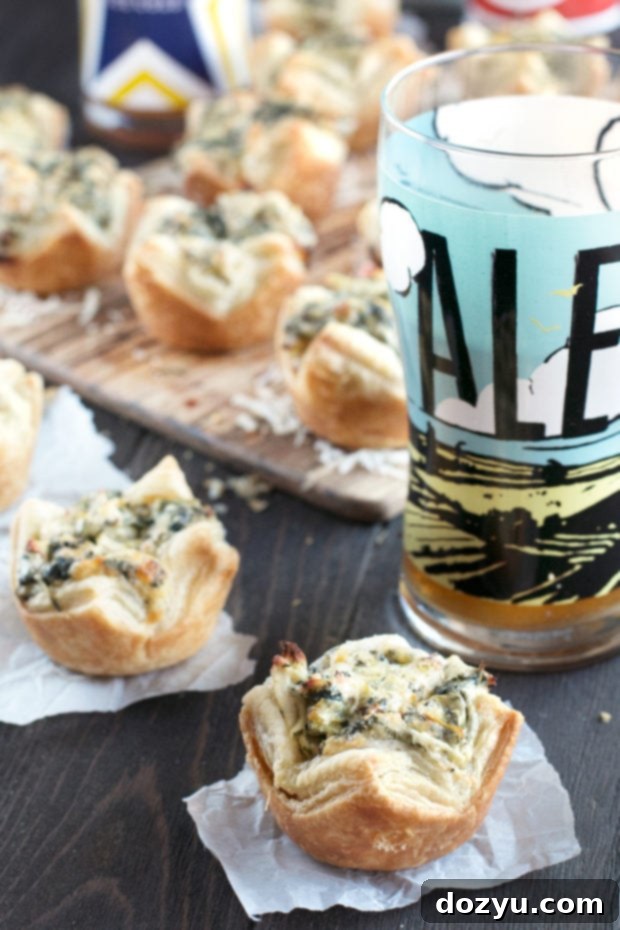 Cheesy Chicken Spinach Artichoke Dip Puffs 4 Chicken Spinach Artichoke Dip Puffs