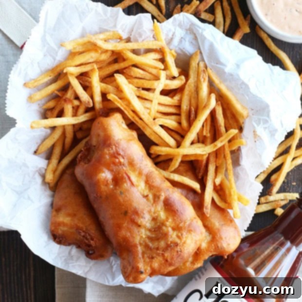Crispy BBQ Beer Battered Fish and Chips 10 BBQ Beer Battered Fish and Chips thumbnail image