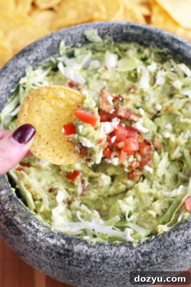 Smoky BLT Guacamole 3 BLT Guacamole with Goat Cheese