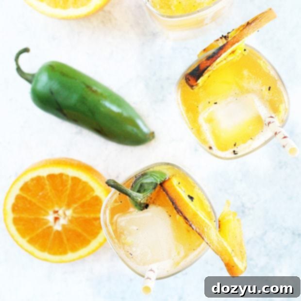 Zesty Smoked Jalapeño Shandy 10 Grilled Jalapeno Orange Shandy