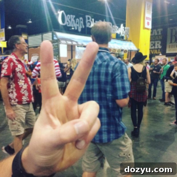 Friends enjoying beer outdoors during GABF Week