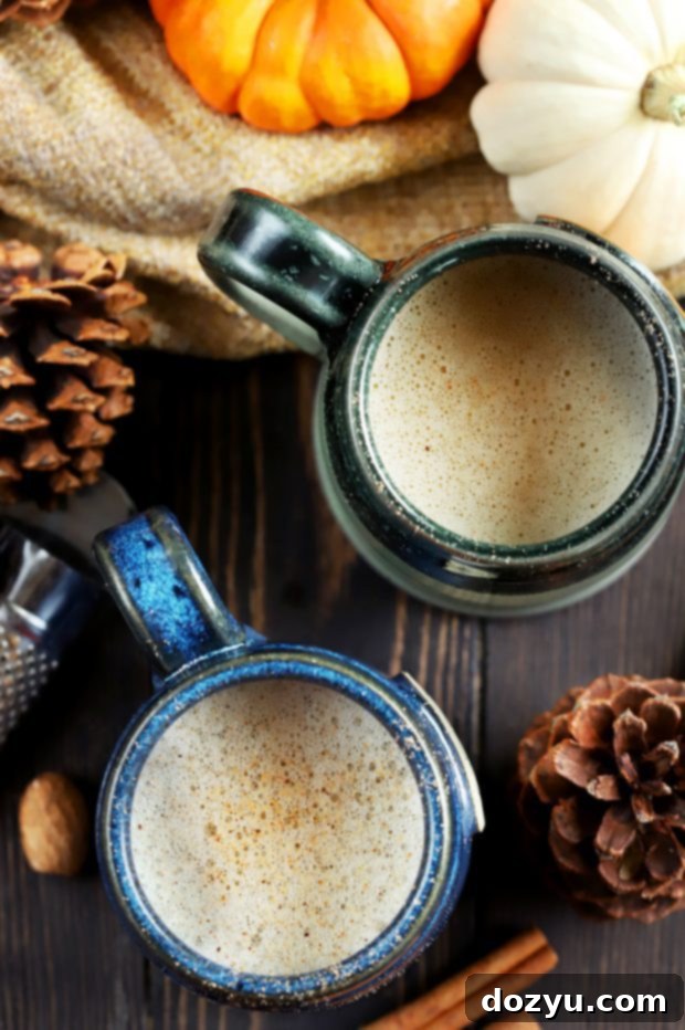 Frothy Winter Ale Delight 9 Hot Spiced Ale Flip in a mug