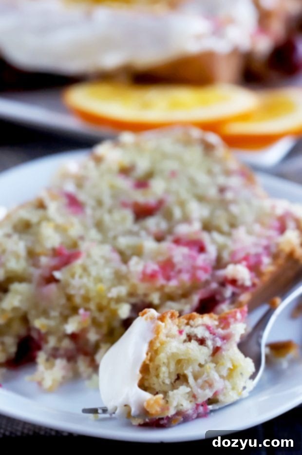 Zesty Ginger Cranberry Orange Loaf 4 Ginger Cranberry Orange Loaf Cake