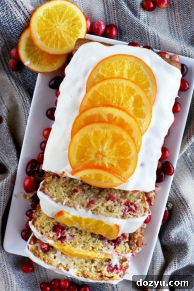 Zesty Ginger Cranberry Orange Loaf 6 Ginger Cranberry Orange Loaf Cake