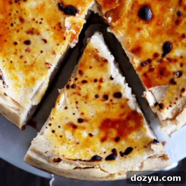 Instant Pot Eggnog Cheesecake Brûlée 10 Brûléed Instant Pot Eggnog Cheesecake