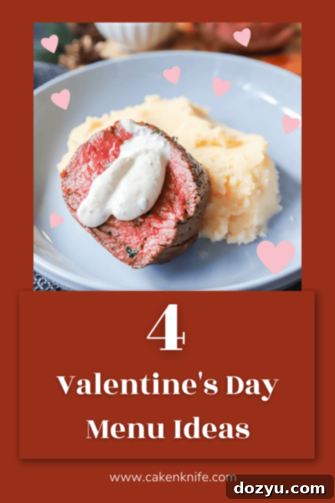 Romantic Valentine's Dinner Delights 2 valentine's day menu ideas pinterest picture