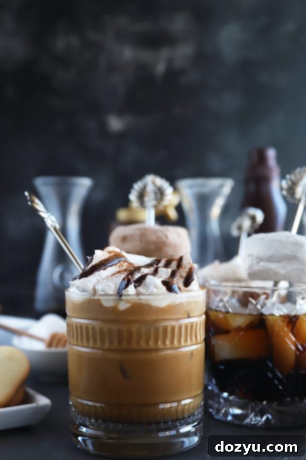 DIY Cold Brew Coffee Cocktail Bar 10 An inviting overview of a DIY cold brew coffee cocktail bar ready for guests