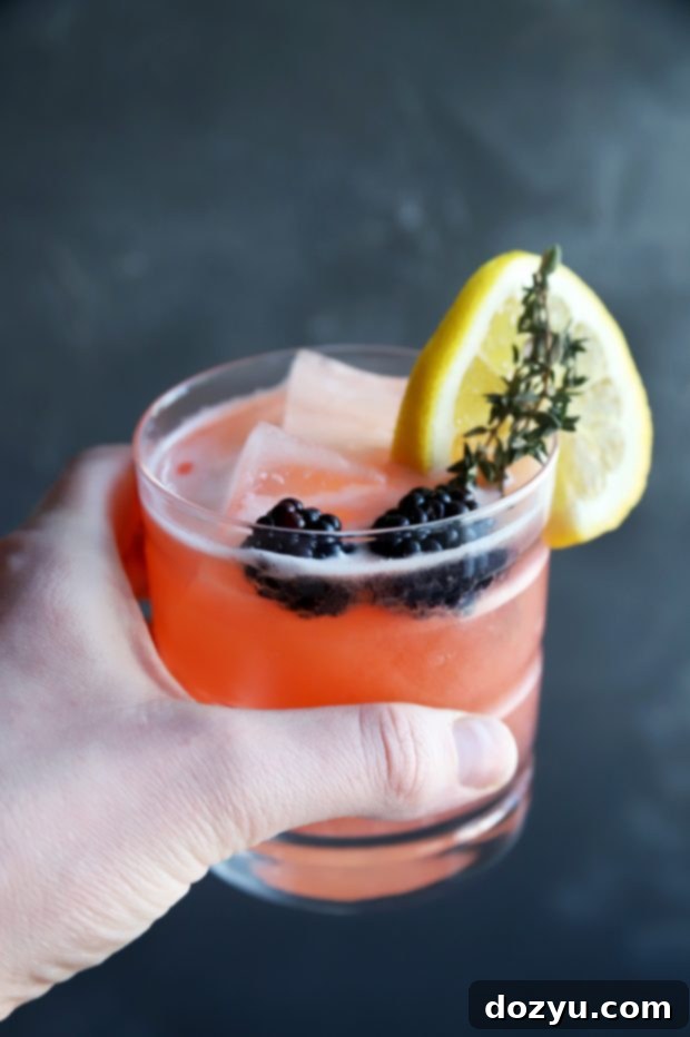 Garden Blackberry Thyme Irish Whiskey Sour 6 Blackberry Thyme Irish Whiskey Sour