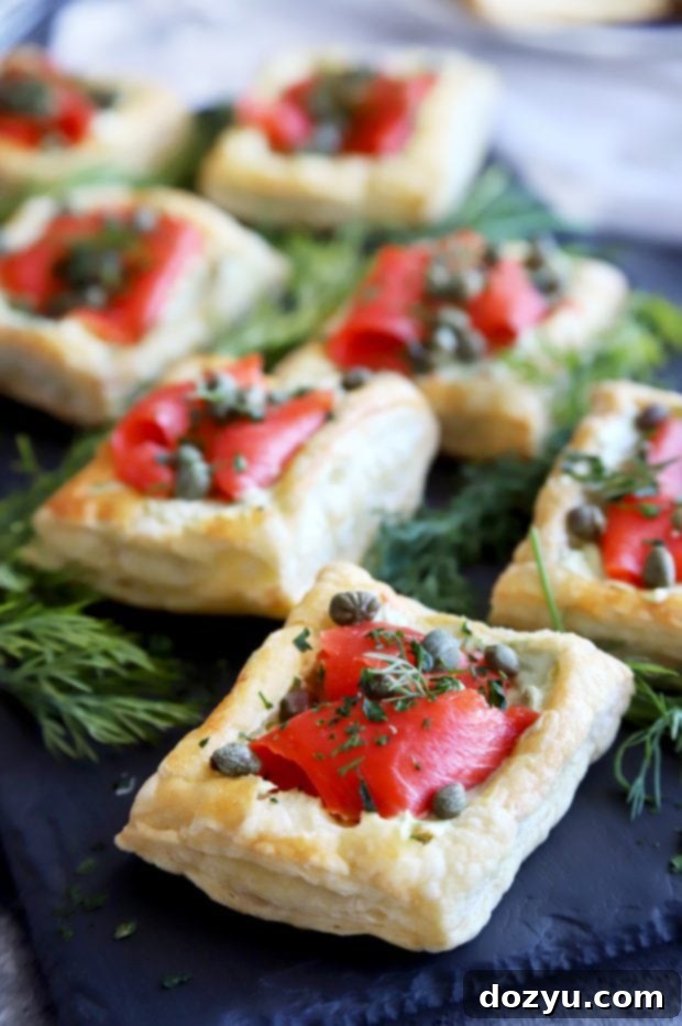 Smoked Salmon Avocado Cream Puffs 2 Smoked Salmon Avocado Cream Cheese Pastries