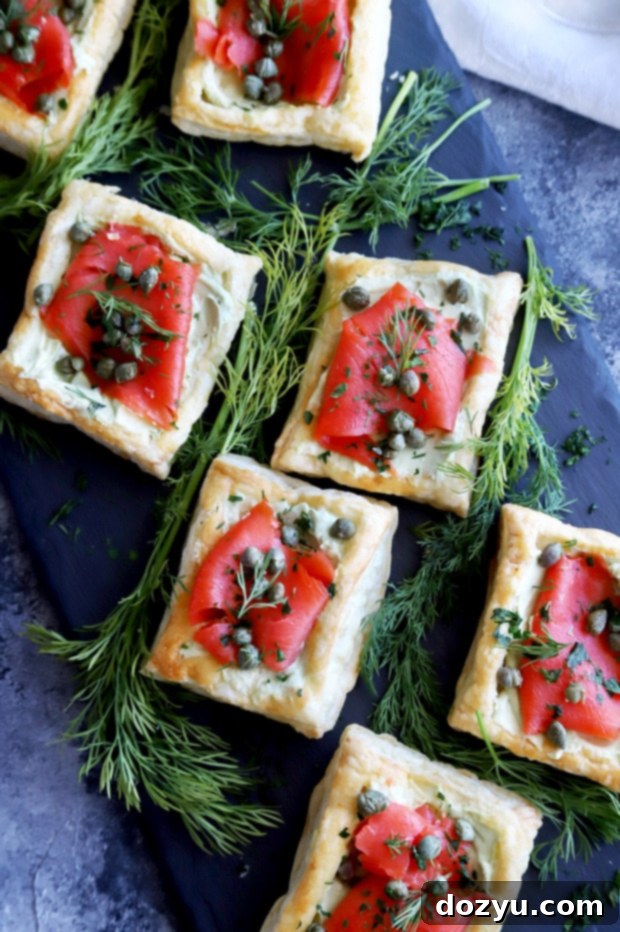 Smoked Salmon Avocado Cream Puffs 10 Smoked Salmon Avocado Cream Cheese Pastries