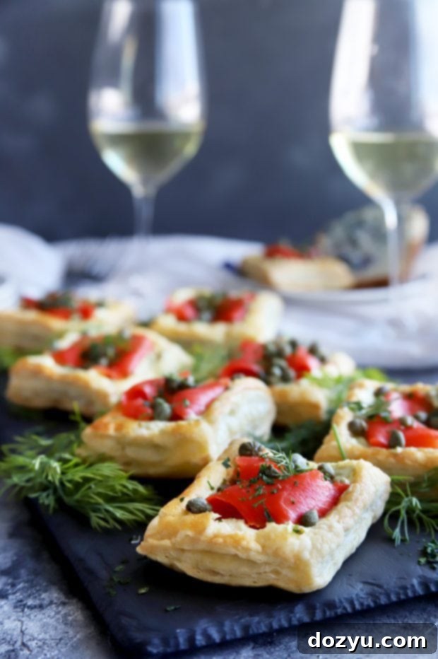 Smoked Salmon Avocado Cream Puffs 8 Smoked Salmon Avocado Cream Cheese Pastries