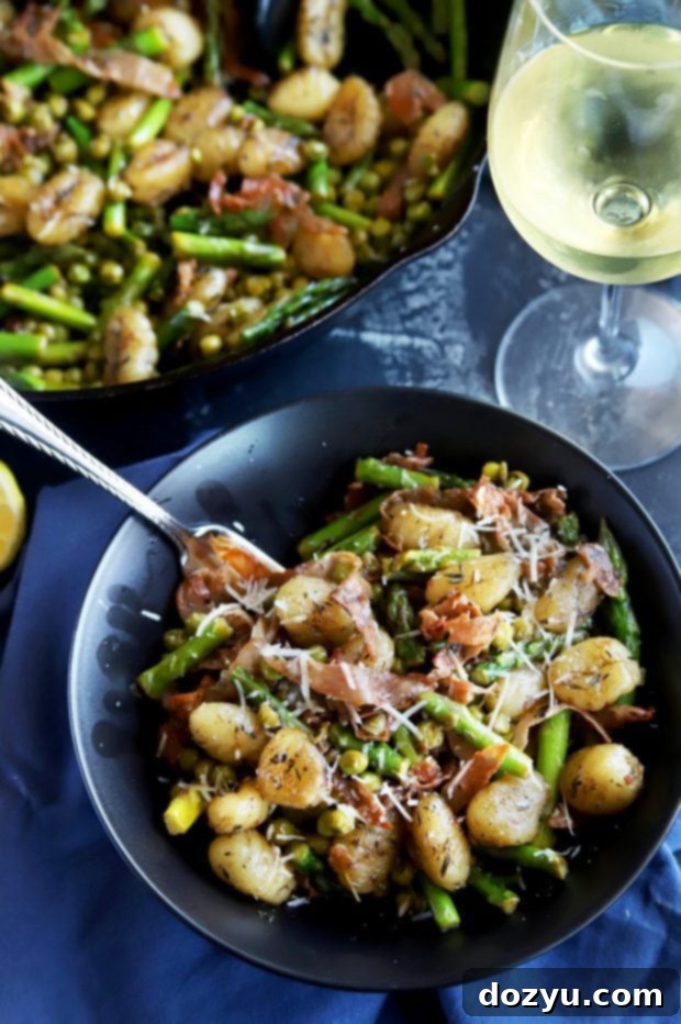 Brown Butter Gnocchi with Fresh Asparagus and Sweet Peas 5 img 33430 4 1