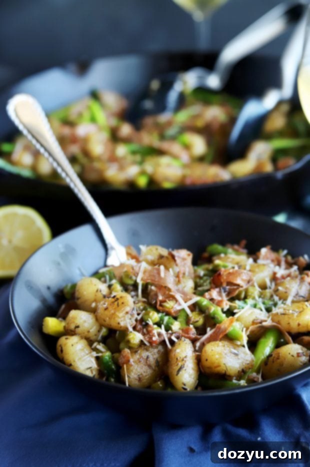 Brown Butter Gnocchi with Fresh Asparagus and Sweet Peas 9 img 33430 8 1