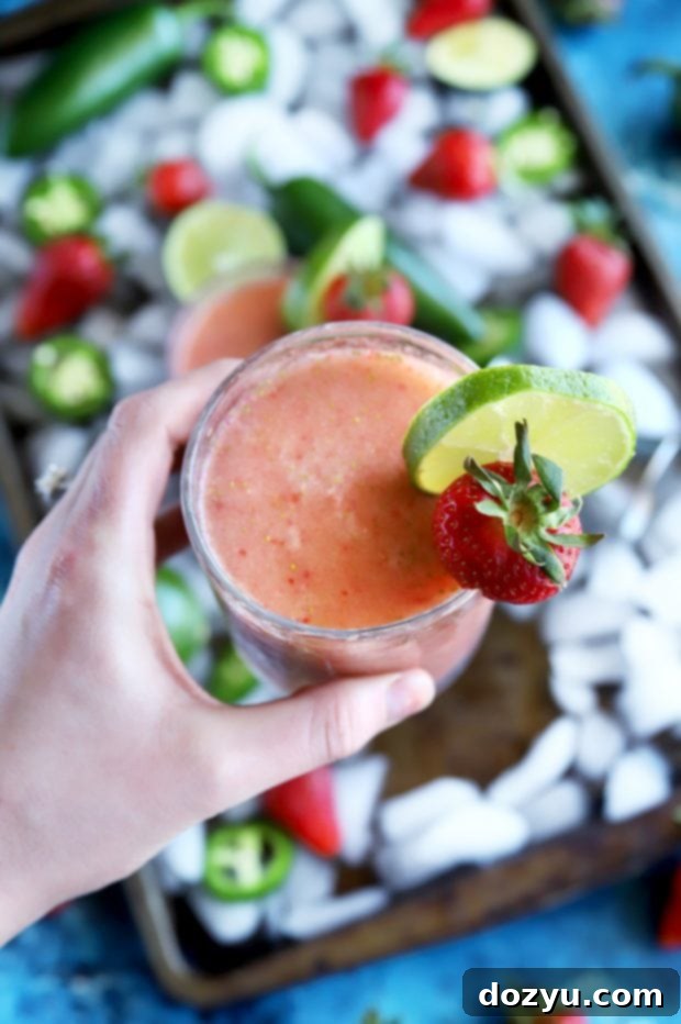 Margarita in hand to celebrate