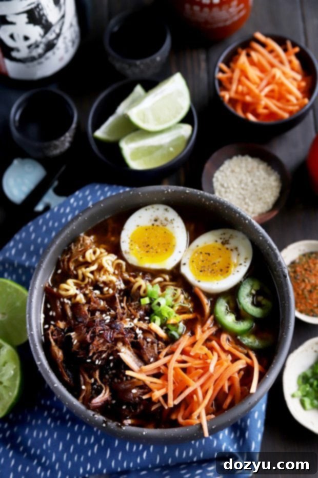 Ultimate Spicy Instant Pot Pork Ramen 8 Homemade Instant Pot Ramen served in a bowl, ready to enjoy
