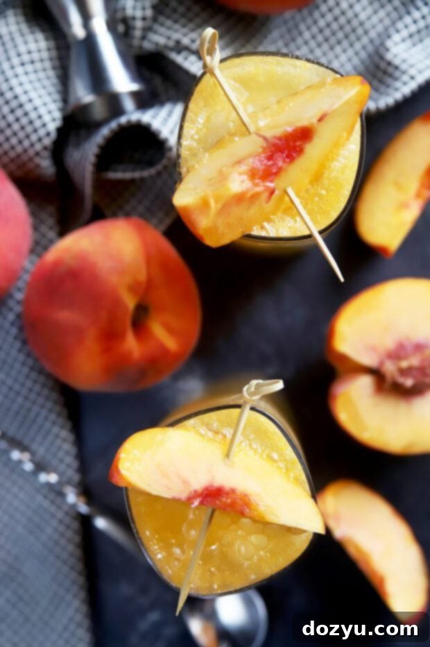 Summer cocktails in highball glasses