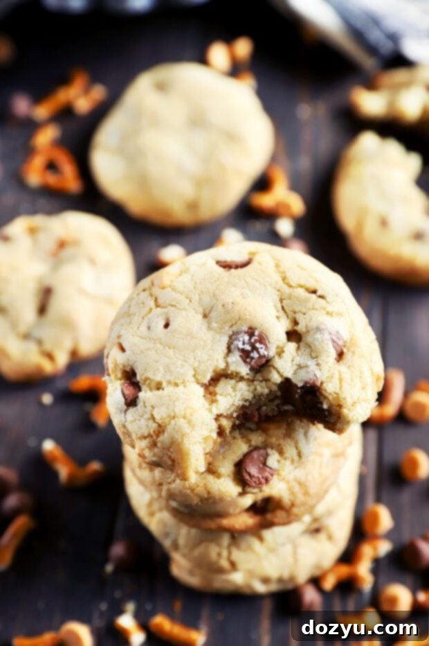 Crunchy Salty Sweet Caramel Butterscotch Cookies 22 Bite taken out of a butterscotch cookie