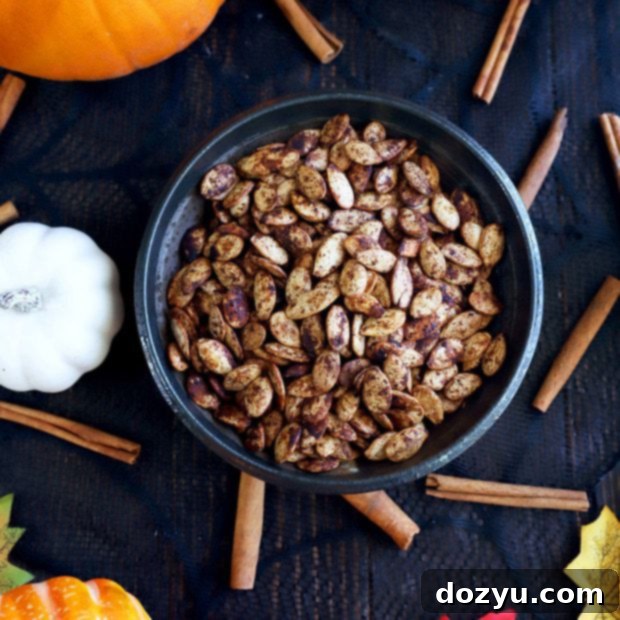 Perfectly Roasted Pumpkin Seeds 9 Thumbnail image for the best roasted pumpkin seeds, showcasing their golden crunch and delightful seasoning.