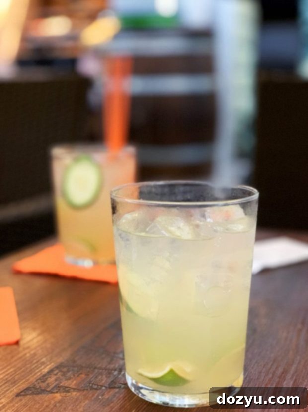 Variety of colorful cocktails prepared for Aperitivo Hour in Milan