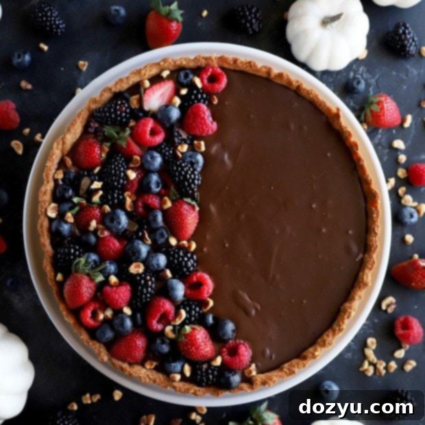 Hazelnut Chocolate Tart 11 Chocolate Tart with Hazelnut Crust thumbnail image