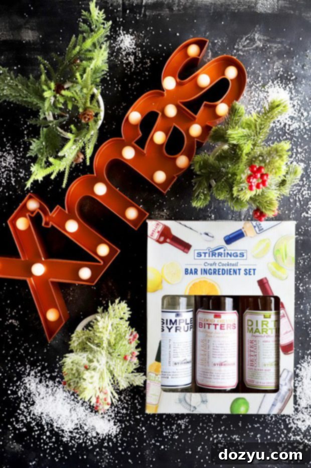 Stirrings bar ingredients gift set photo, ideal for a well-equipped home bar