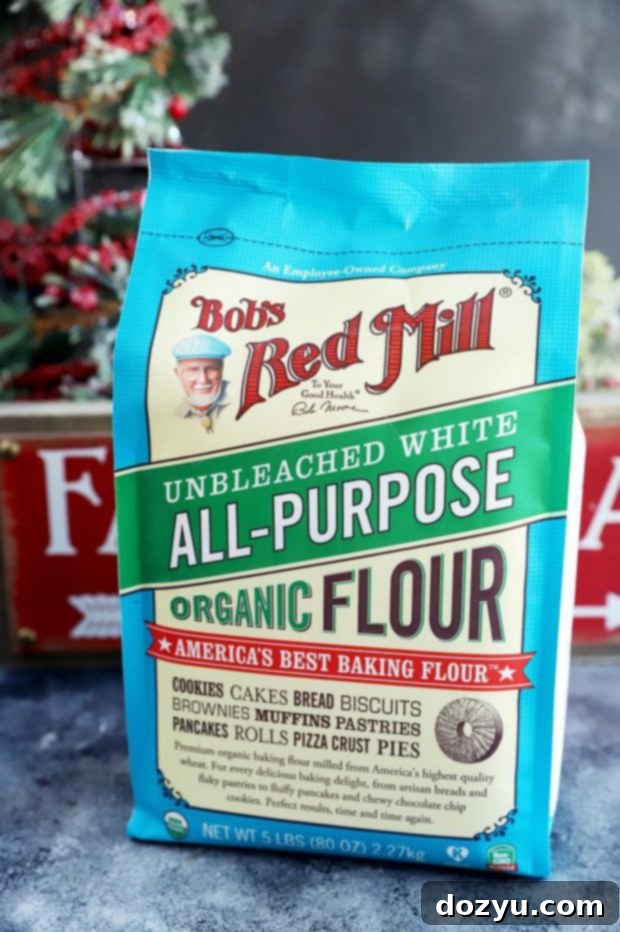 Rainbow Almond Delights 5 Bag of Bob's Red Mill All-Purpose Organic Unbleached White Flour