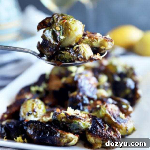 Zesty Balsamic Crispy Sprouts 11 Crispy Brussels Sprouts thumbnail image