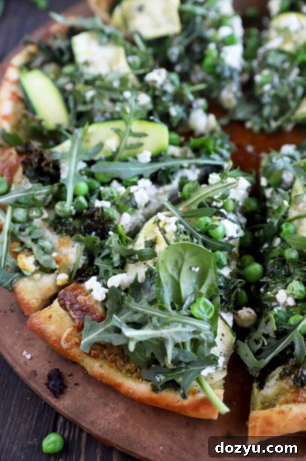 Garden Pesto Pizza 5 Pizza with kale and zucchini image